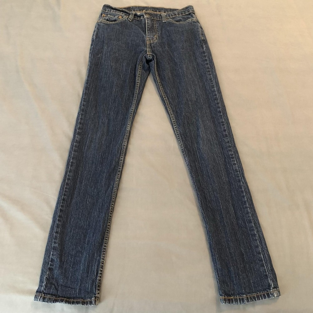 Levis 511 Jeans Mens 29x32 Blue Medium Wash Slim Taper Stretch Denim Pants